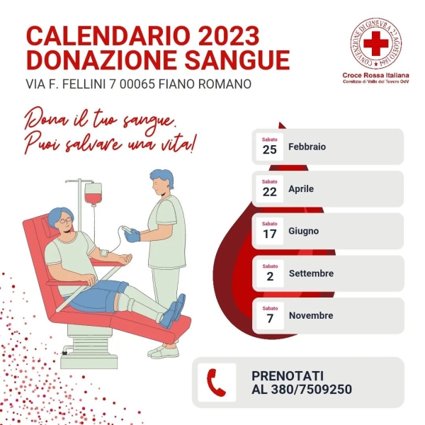 Donazioni sangue del 2023